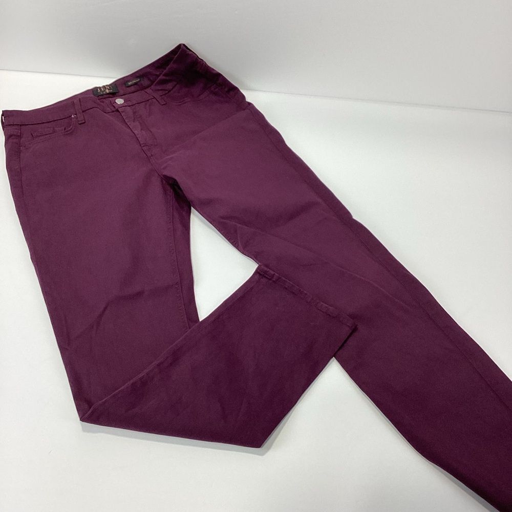 Jen 7 Slim Straight Jeans Size 14 Purple Merlot 7 For All Mankind Jeans